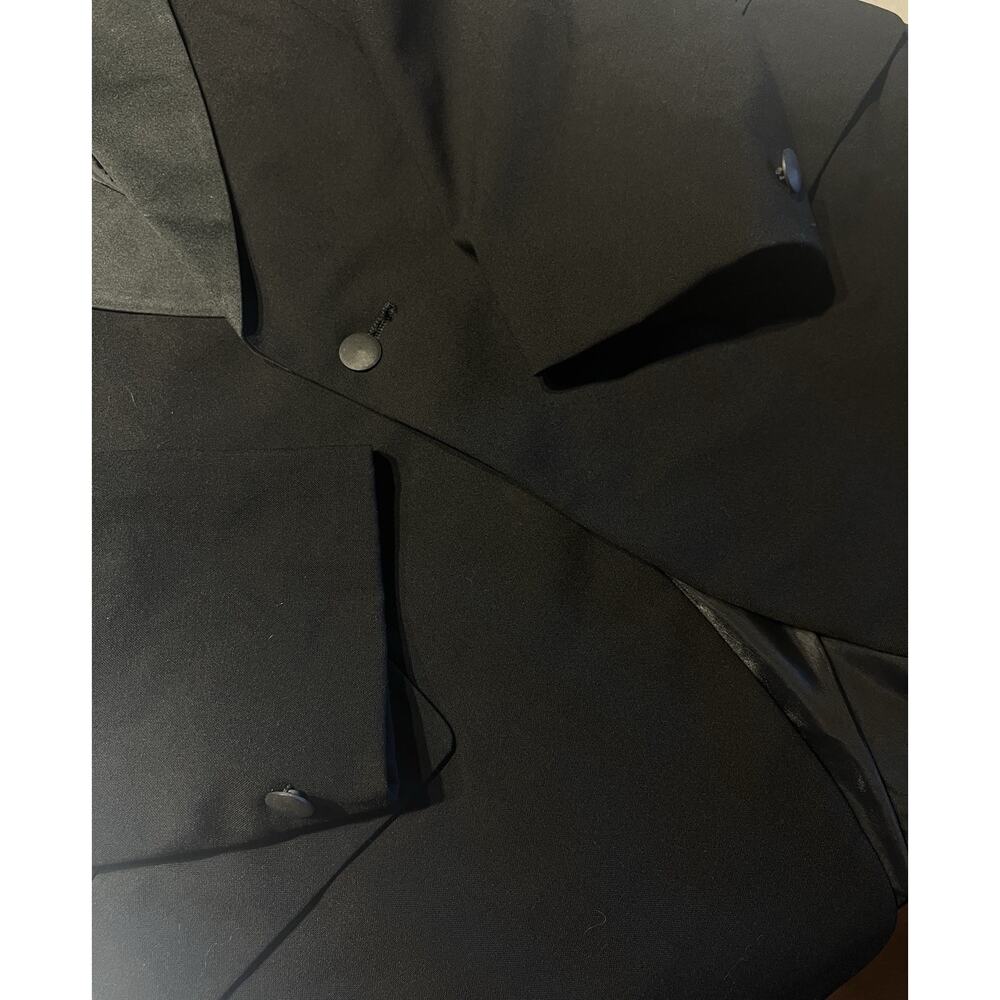 Vintage Palm Beach Mens 43L 38x31 Black Tuxedo Single Button Tux - Picture 7 of 16